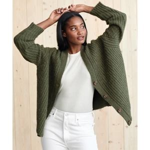 Deals for Olive Green Cardigan Sweater 